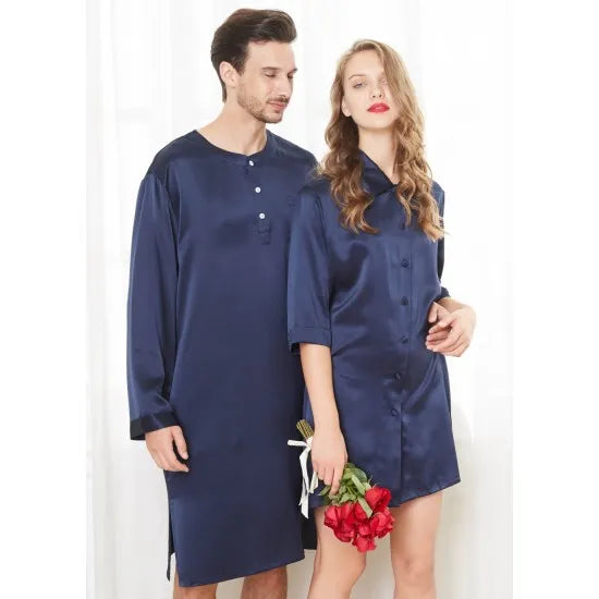 Silk Couple Nightshirts Rid