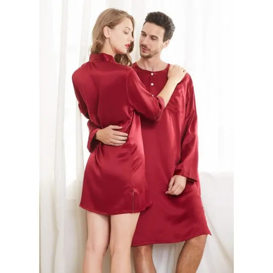 Silk Couple Nightshirts Rid