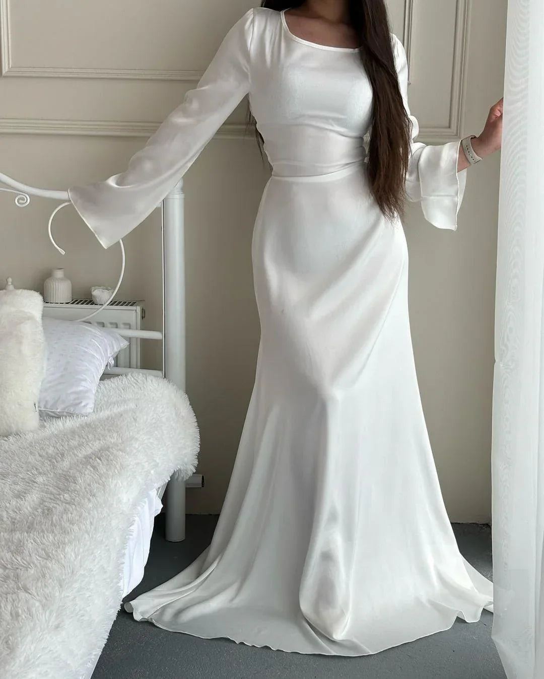 White Luxury Dress