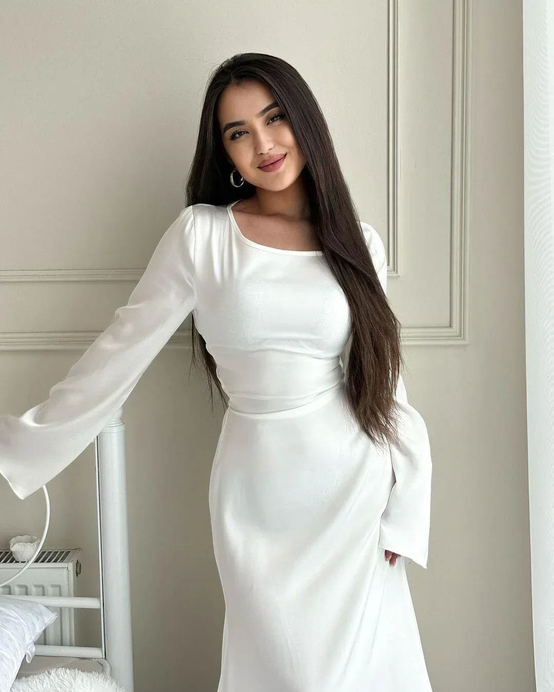 White Luxury Dress